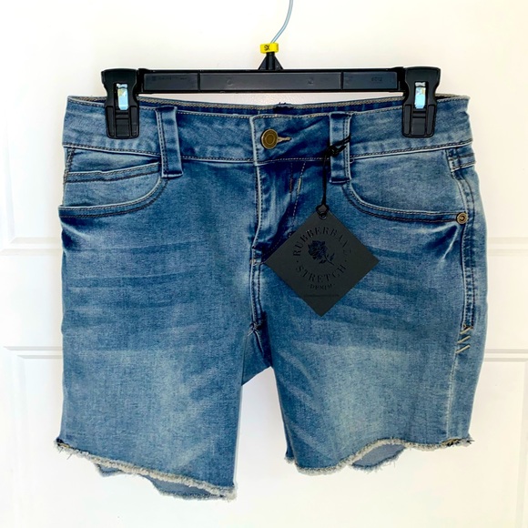 Jean shorts by Rubberband - Picture 1 of 2